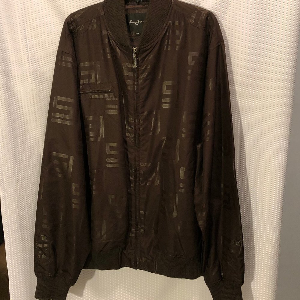 Vintage Sean Jean Jacket Brown Men XXL